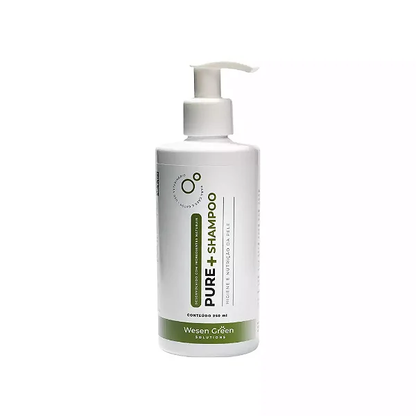 Pure Shampoo para Cachorro Gato Natural  250ml | Wesen Green