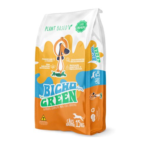 Ração Vegana para Cachorro Bicho Green Premium 15 kg PlantBased