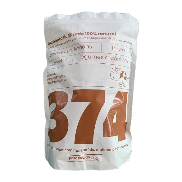 Comida para Cachorro Desidratada Natural 300g 374 Pets