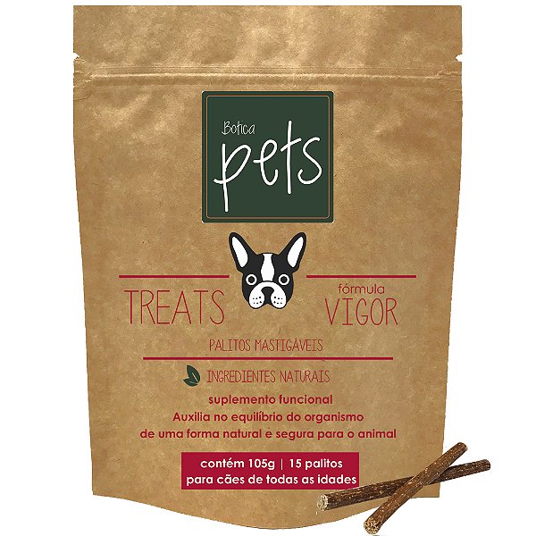 Petisco para Aumentar o Vigor para Cachorro 105g - Botica Pets