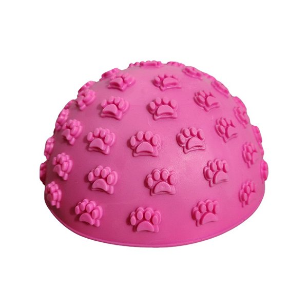 Comedouro para Cães e Gatos Tigela de Lamber Rosa - ÓrienPet