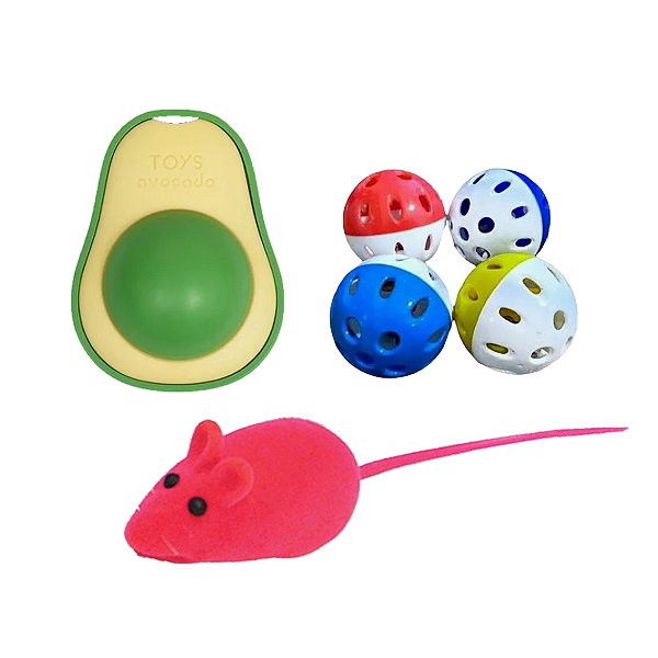 Kit Brinquedo Gatos Chalesco
