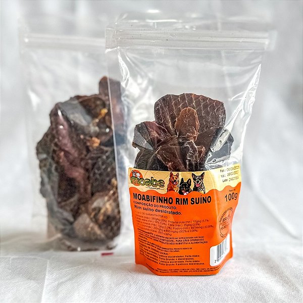 Petisco Natural Rim Suíno para Cães e Gatos 100g – Moabe