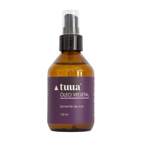 Oleo Vegetal de Semente de Uva para Humanos 120ml - Tuua