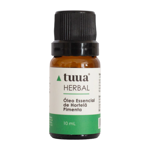 Óleo Essencial de Hortela Pimenta para Humanos 10ml - Tuua