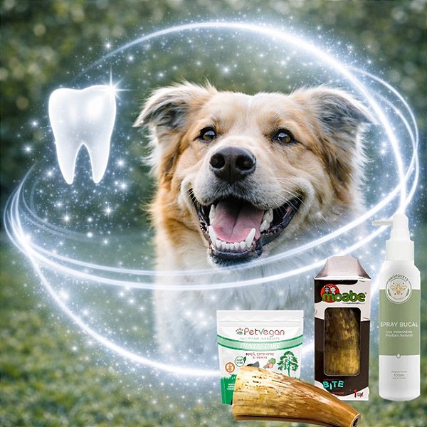 Kit Mau Hálito e Tártaro para Cães – Higiene Dental Natural Zenpet