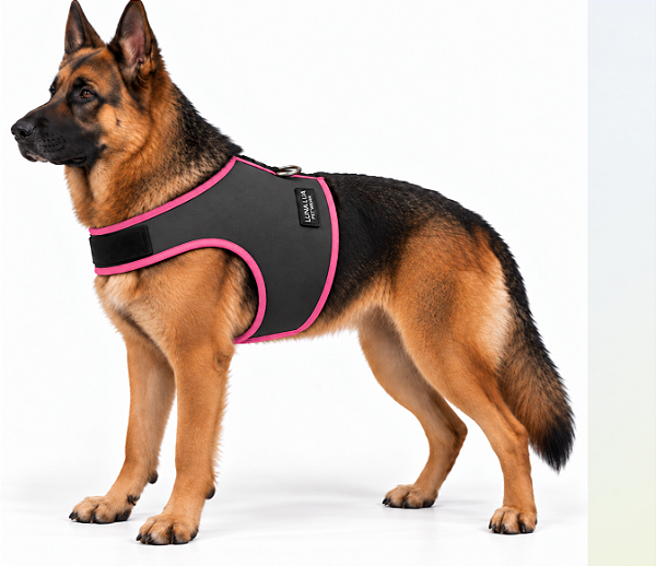 Peitoral de Neoprene com Guia para Cães GG | Luna Lua