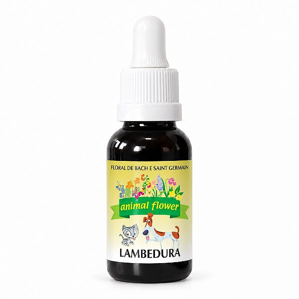 Floral Lambedura Psicogênica em Gotas para Cães e Gatos 30 ml | Animal Flower