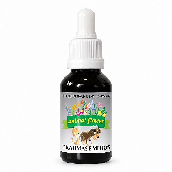 Floral Traumas e Medos em Gotas para Cães e Gatos 30 ml | Animal Flower