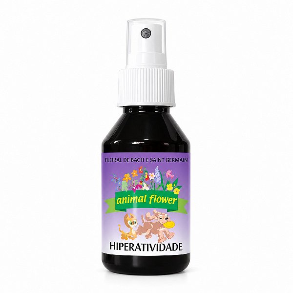 Floral Hiperatividade em Spray para Cães e Gatos 100 ml | Animal Flower