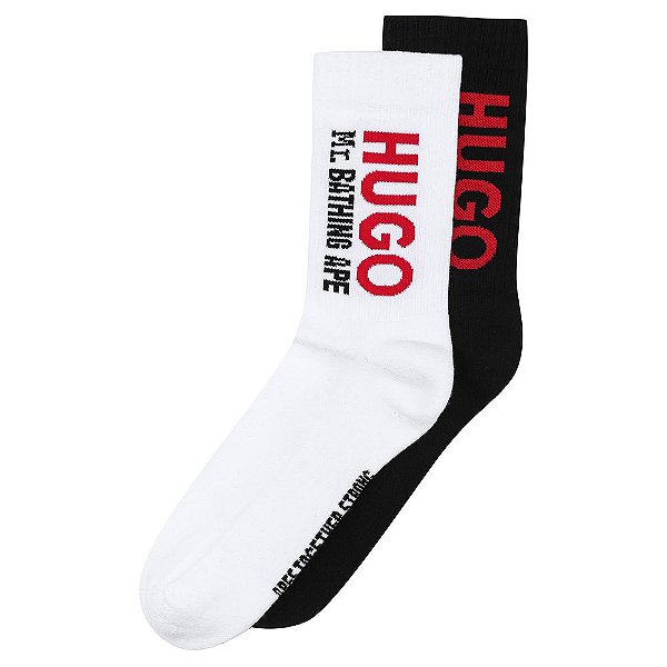 Meias HUGO Qs Rib Bape Cc Socks Open Miscellaneous EU 40-46