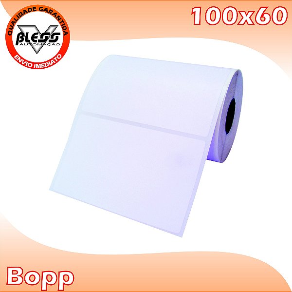 Etiqueta BOPP 100x60 - 10 Rolos