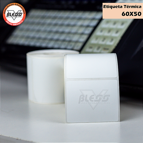 Etiqueta 60x50 Térmica - 16 Rolos - 25 Metros