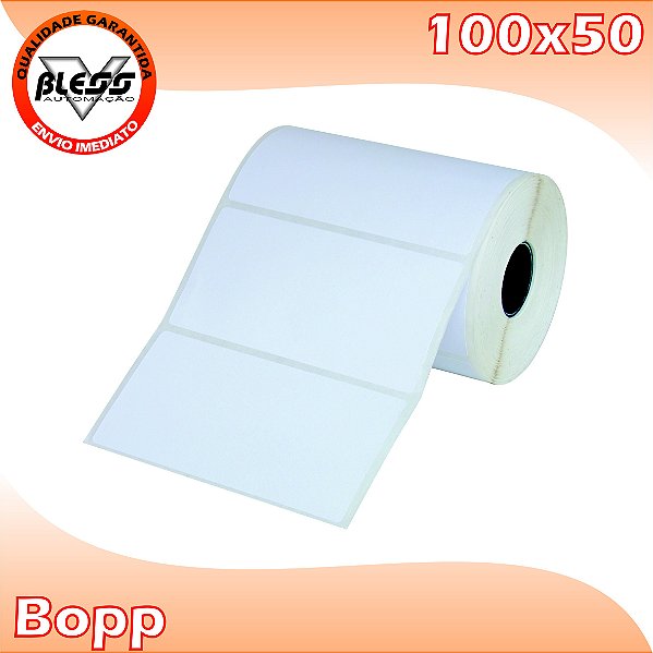 Etiqueta BOPP 100x50 - 10 Rolos