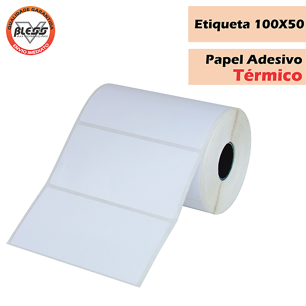 Etiqueta Térmica 100x50 - 10 Rolos