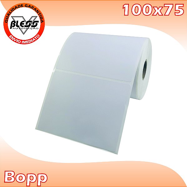Etiqueta BOPP 100x75 - 10 Rolos