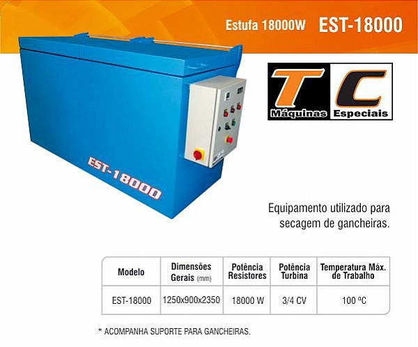 ESTUFA 18000W - EST-18000