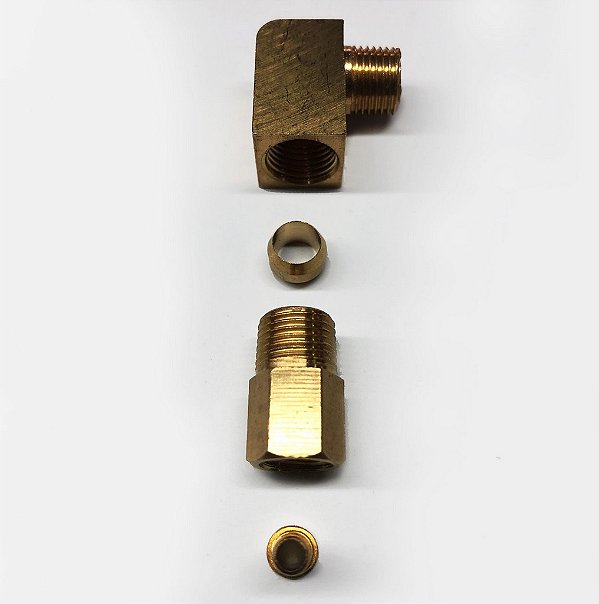 CONECTOR DO SISTEMA DE LUBRIFICAÇÃO 1/8" NPT x 6mm