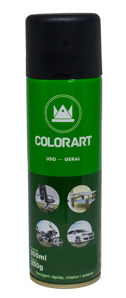 Colorart Uso Geral - Preto Rapido Fosco  - id 61579