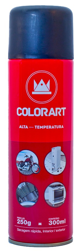 Colorart Alta Temperatura -  Preto Fosco -  61531