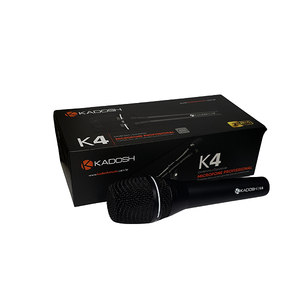 Microfone Dinâmico Cardióide Kadosh K4