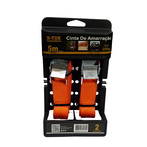 Cinta de Amarração 5m x 25mm B-Tek Ferramentas