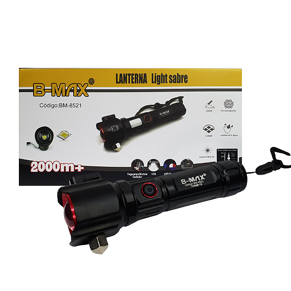 Lanterna Sabre de Luz 2000m+ B-Max Bm-8521