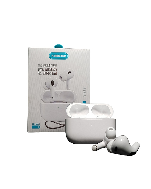 Fone de Ouvido sem Fio Pro Sound 2 Kimaster TWS350