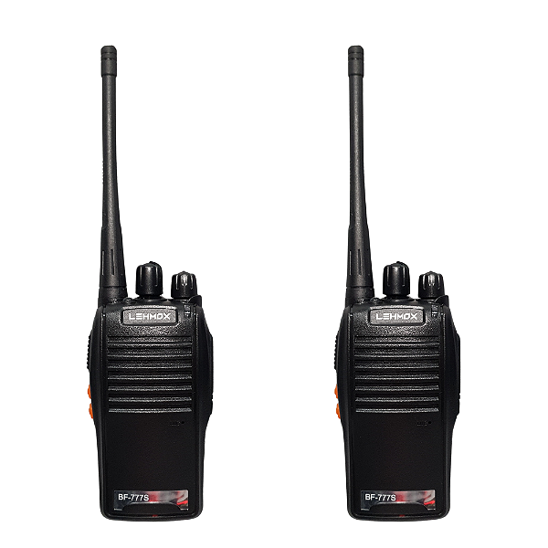 Rádio Comunicador Lehmox BF-777S Two-Way | Longo Alcance, Bateria Recarregável, 16 Canais