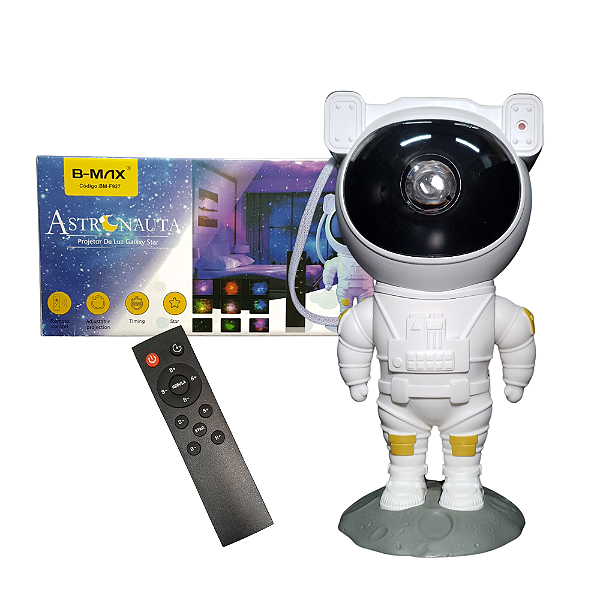 Projetor de Luz Galaxy Star Astronauta B-Max Bm-F927