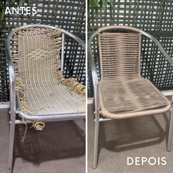 TROCA DA FIBRA SINTÉTICA POR CORDA NÁUTICA