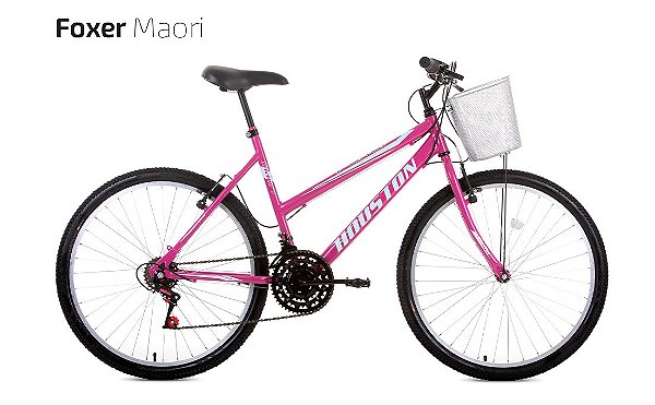 Bicicleta Houston Foxer Maori Aro 26- Rosa