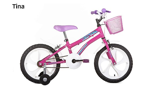 Bicicleta Houston Infantil Tina Aro 16- Rosa