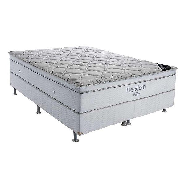 Cama Box Ortobom Freedom Queem 1,58x1,98x32 Molas Ensacadas