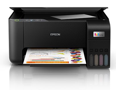 Multifuncional Inkjet Epson Ecotank L3210, Tanque de tinta, usb