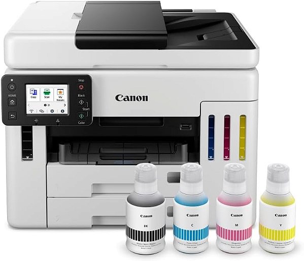 Impressora Multifuncional Canon Maxify GX7110, Duplex Impressão, bivolt, tanque de tinta