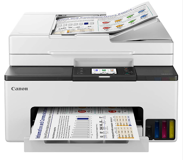 Impressora Multifuncional Canon Maxify GX2010 MegaTank, Wifi, Rede, Tintas Pigmentadas, ADF, Dúplex
