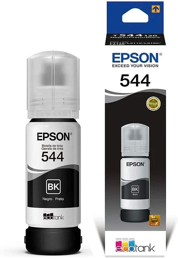 Garrafa de Tinta para Ecotank Preto T544 - T54412-BR - Epson - CX 1 UN