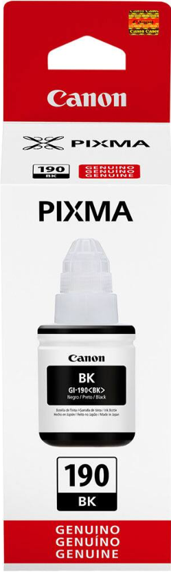 Refil Canon GI-190 Preto Original para Impressoras Canon