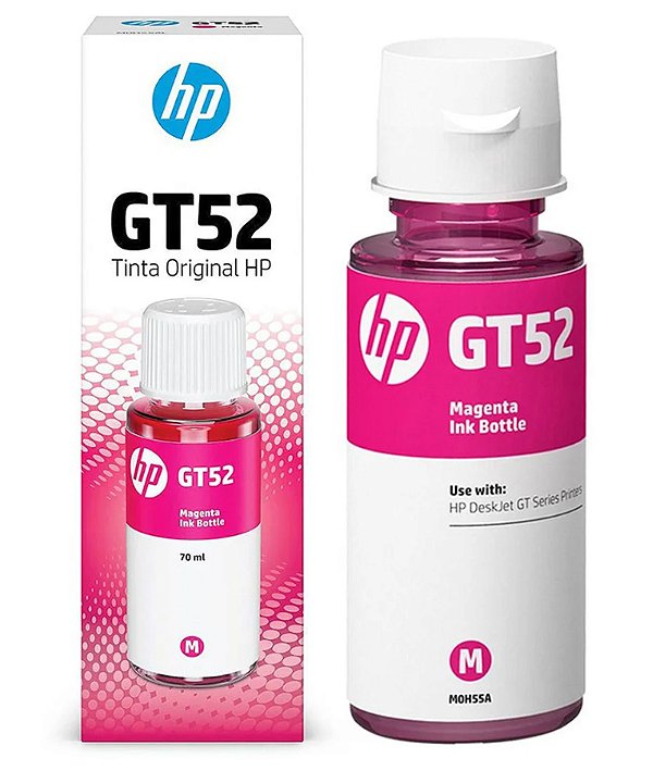 Garrafa de Tinta Original Magenta HP GT52 (M0H55AL) Smart Tank 584, HP 1 UN