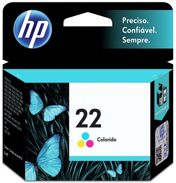 Cartucho de Tinta HP 22 Colorido Original