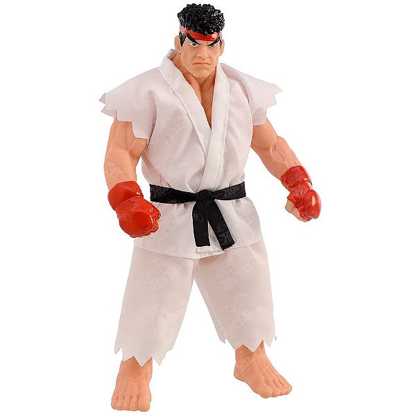 Boneco Articulado Street Fighter Ryu com 30 cm Anjo Brinquedos - Ref: 9065