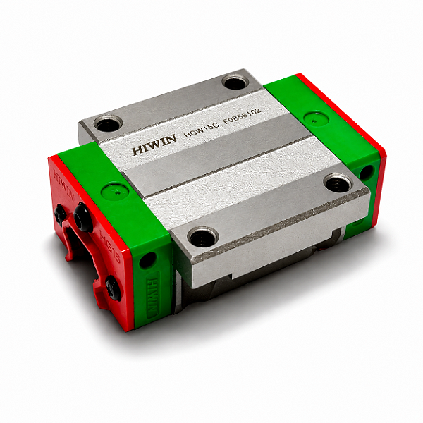 Bloco Com Abas HIWIN HGW15-CC-Z0-C Para Guia Linear Hiwin Original