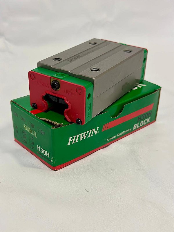 Bloco Sem Abas Hiwin HGH30-CA-ZA Para Guia Linear Hiwin