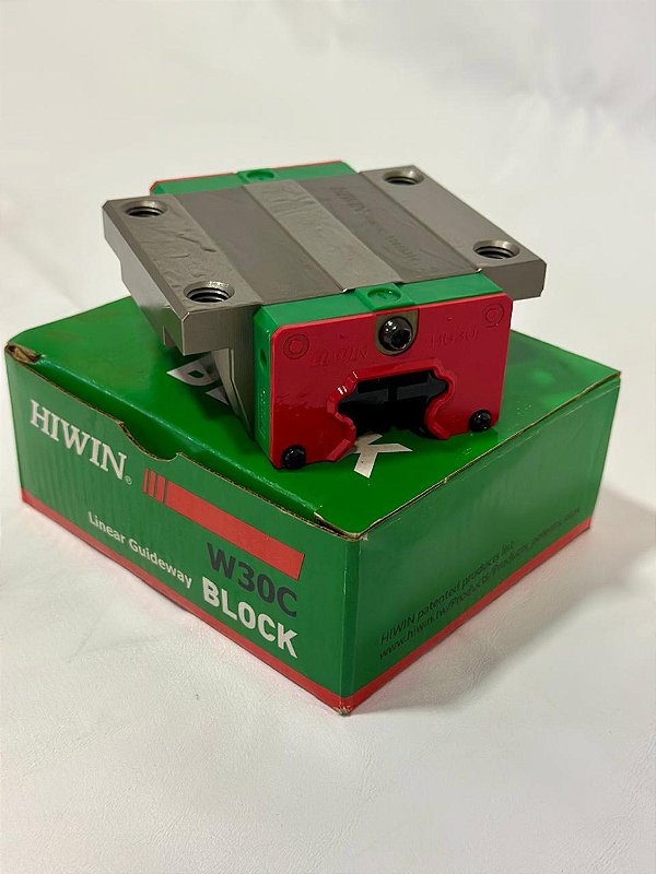 Bloco com Abas Hiwin – HGW30-CC-ZA Para Guia Linear Hiwin