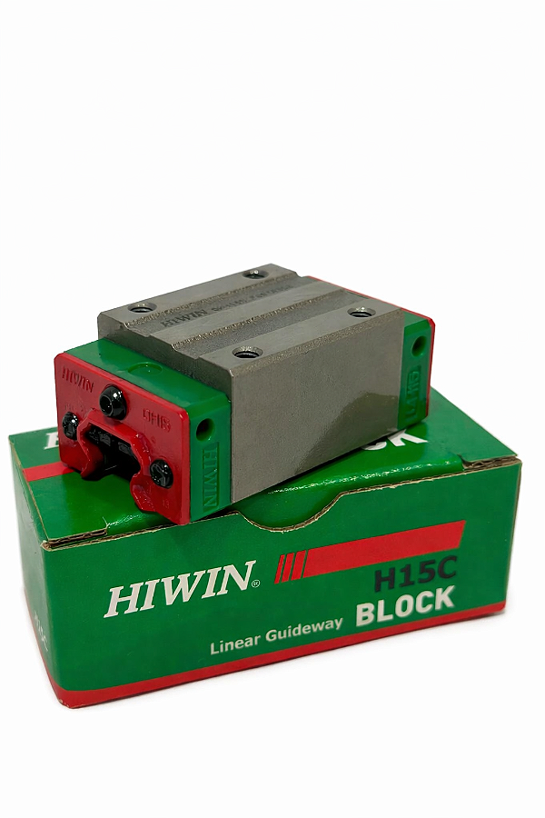 Bloco Sem Abas Hiwin QHH15-CA-ZA Para Guia Linear Hiwin