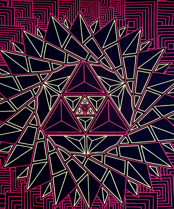 Bandeira Sunshine Rosa grande