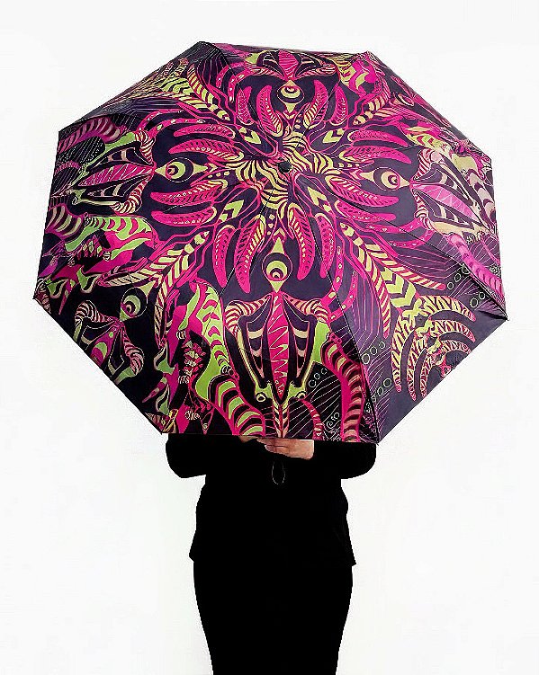 Guarda-Chuva Exclusivo Neorganic - Arte Psicodélica Alucinarium