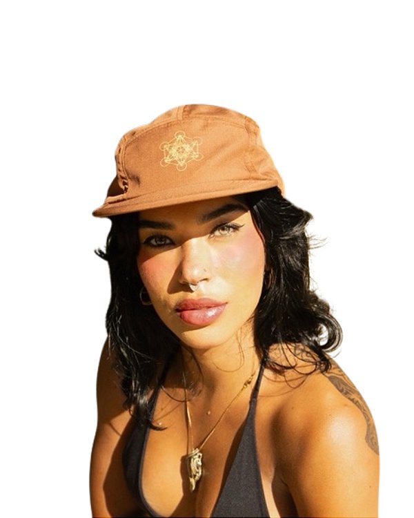 Boné Five Panel - Metatrom Marrom