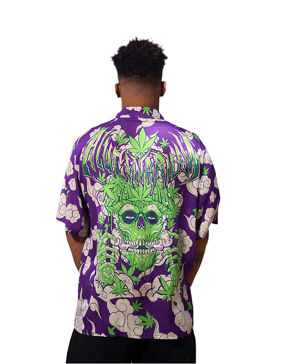 Camisa Skullherb Roxa